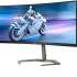 34" Монитор Philips Evnia 5000 34M1C5500VA,  3440x1440,  VA,  165Гц,  2хHDMI,  2хDP,  изогнутый, черный и серый [34m1c5500va (00/01)]
